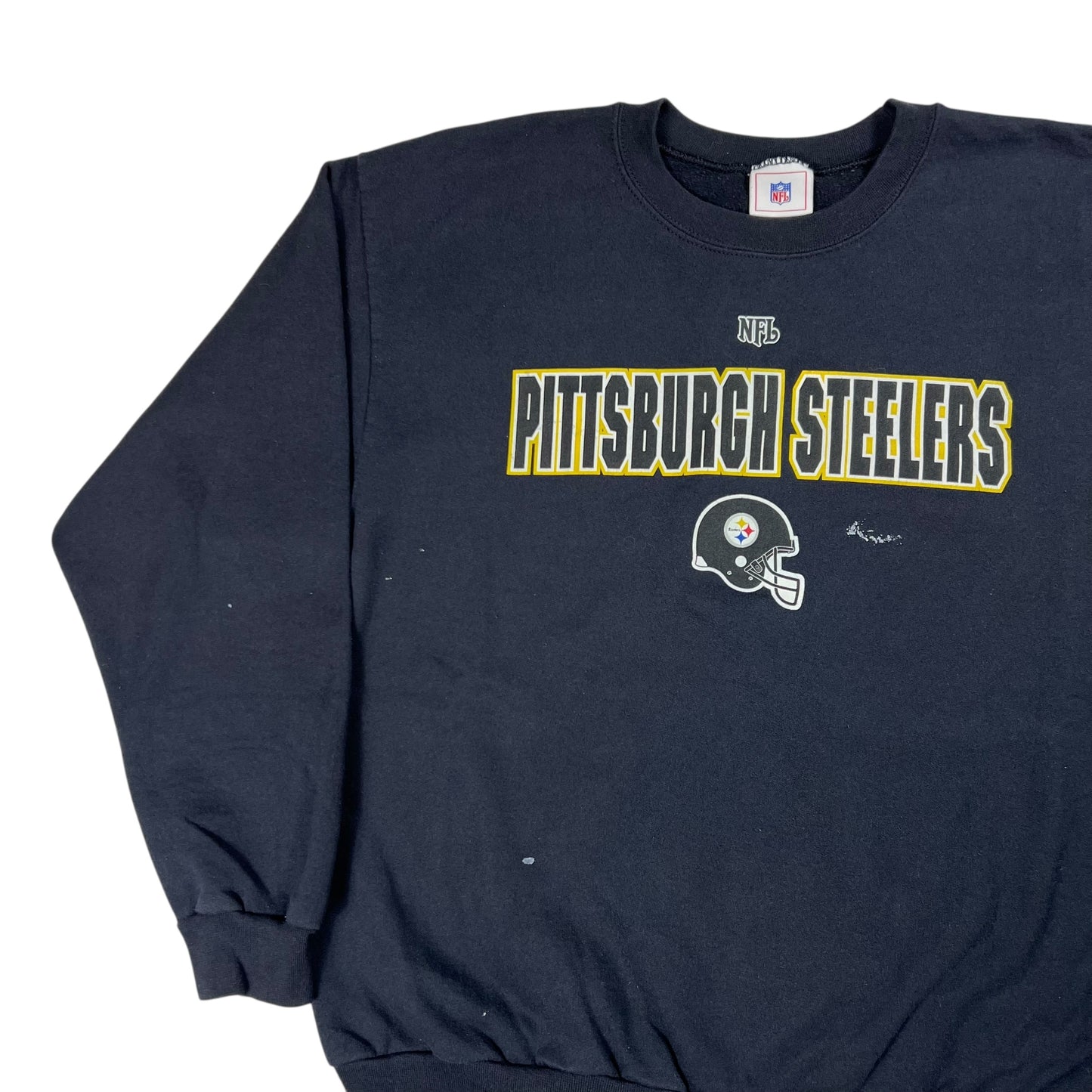 Vintage Y2K Pittsburgh Steelers NFL distressed crewneck (M/L)