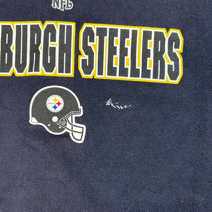 Vintage Y2K Pittsburgh Steelers NFL distressed crewneck (M/L)