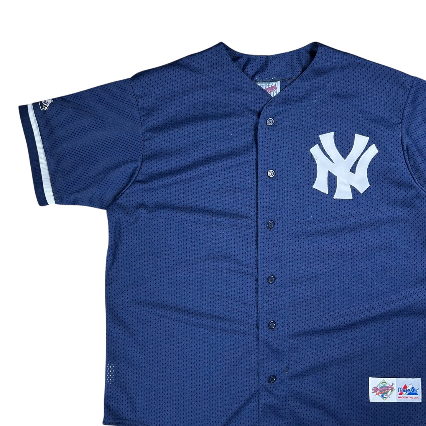 Vintage 90s New York Yankees Bernie Williams Majestic Diamond Collection baseball jersey (XL)