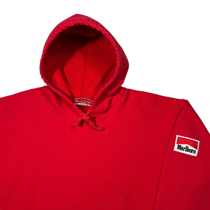 Vintage 90s Marlboro Country Store Cigarettes patch hoodie (L)
