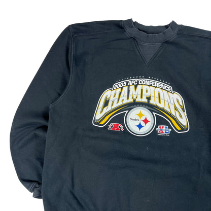 Vintage 2005 Pittsburgh Steelers AFC Champions crewneck (M/L)