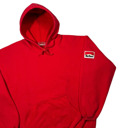 Vintage 90s Marlboro Country Store Cigarettes patch hoodie (L)