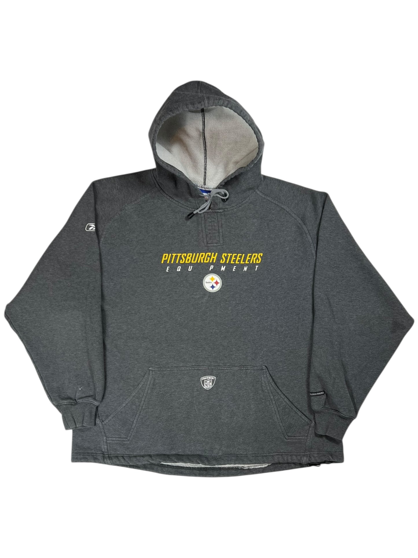 Vintage Y2K Reebok Pittsburgh Steelers NFL hoodie (XL)