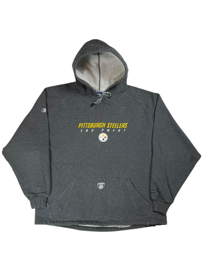 Vintage Y2K Reebok Pittsburgh Steelers NFL hoodie (XL)
