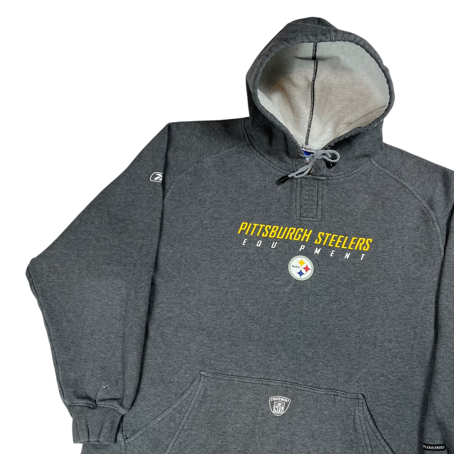 Vintage Y2K Reebok Pittsburgh Steelers NFL hoodie (XL)