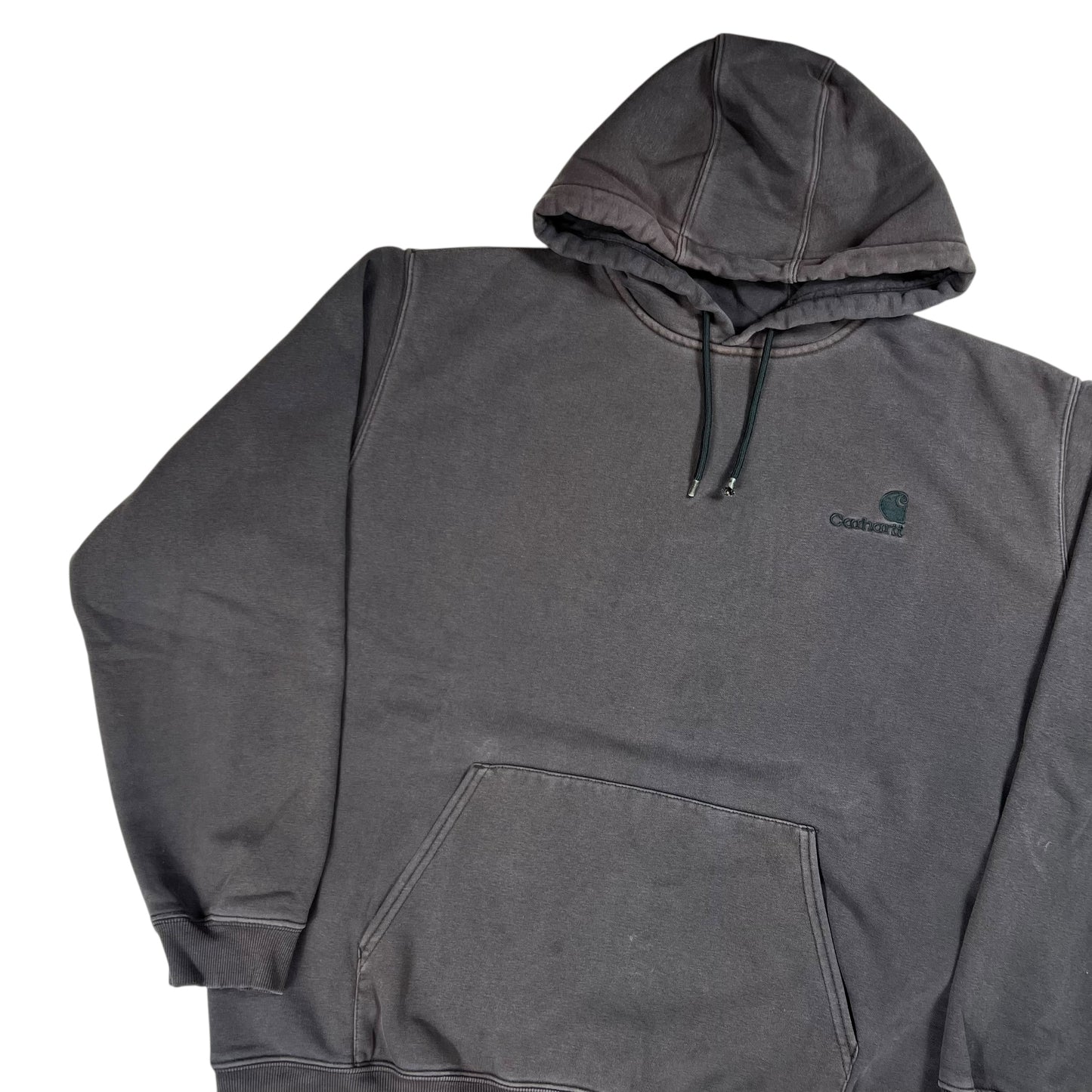 Vintage Y2K Carhartt heavy weight faded hoodie (XL)