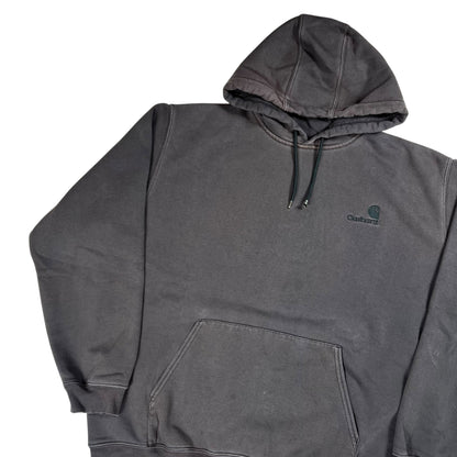 Vintage Y2K Carhartt heavy weight faded hoodie (XL)