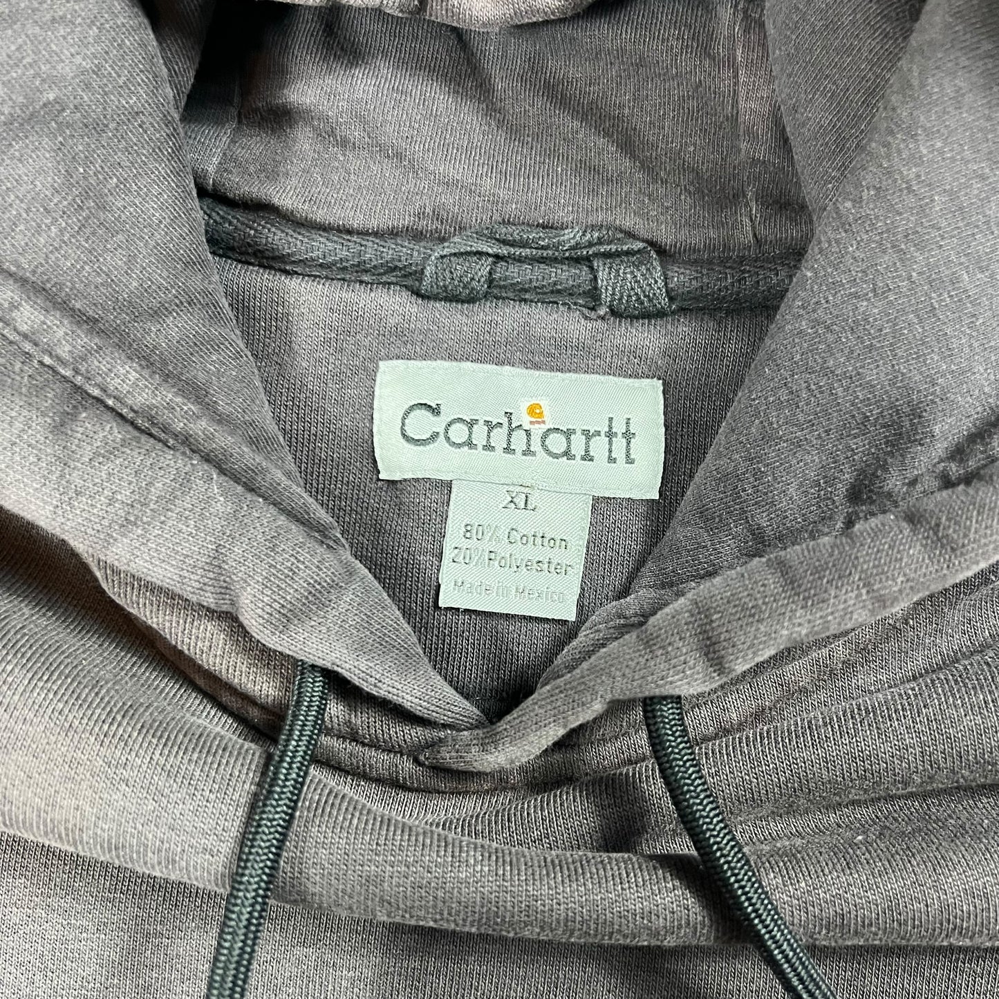 Vintage Y2K Carhartt heavy weight faded hoodie (XL)