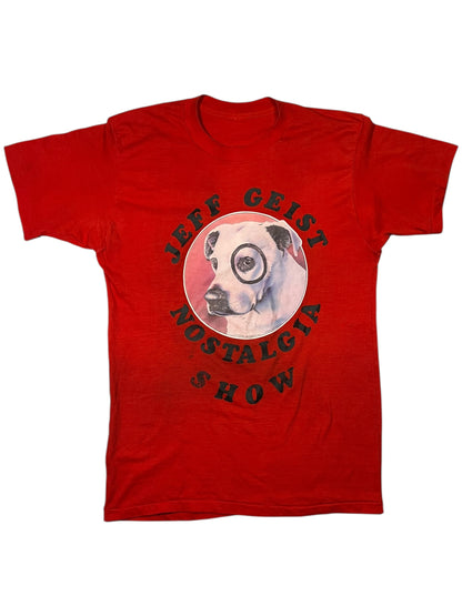 Vintage 1975 Jeff Geist Nostalgia Show Pete the Pup faded tee (M)