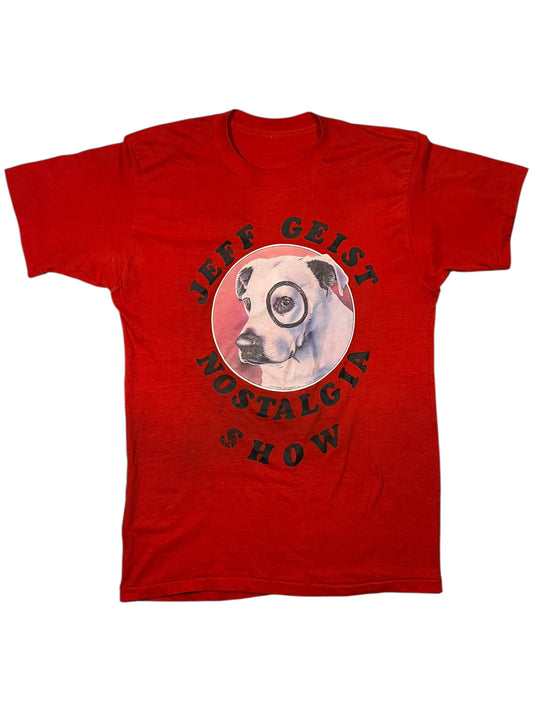 Vintage 1975 Jeff Geist Nostalgia Show Pete the Pup faded tee (M)