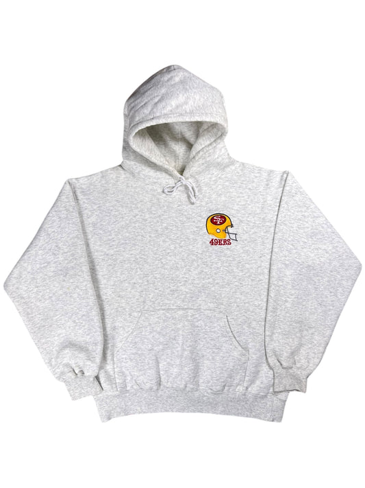 Vintage 80s San Francisco 49ers Helmet NFL hoodie (L)