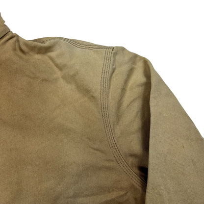 Vintage 80s Carhartt lined faded zip up hoodie jacket (XXL)