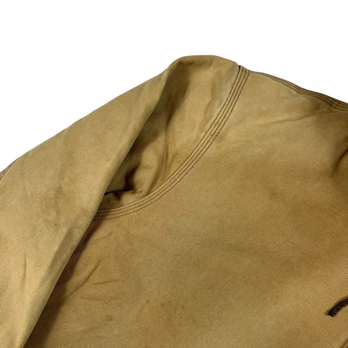 Vintage 80s Carhartt lined faded zip up hoodie jacket (XXL)