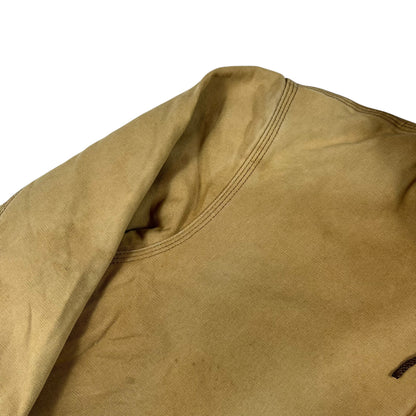 Vintage 80s Carhartt lined faded zip up hoodie jacket (XXL)