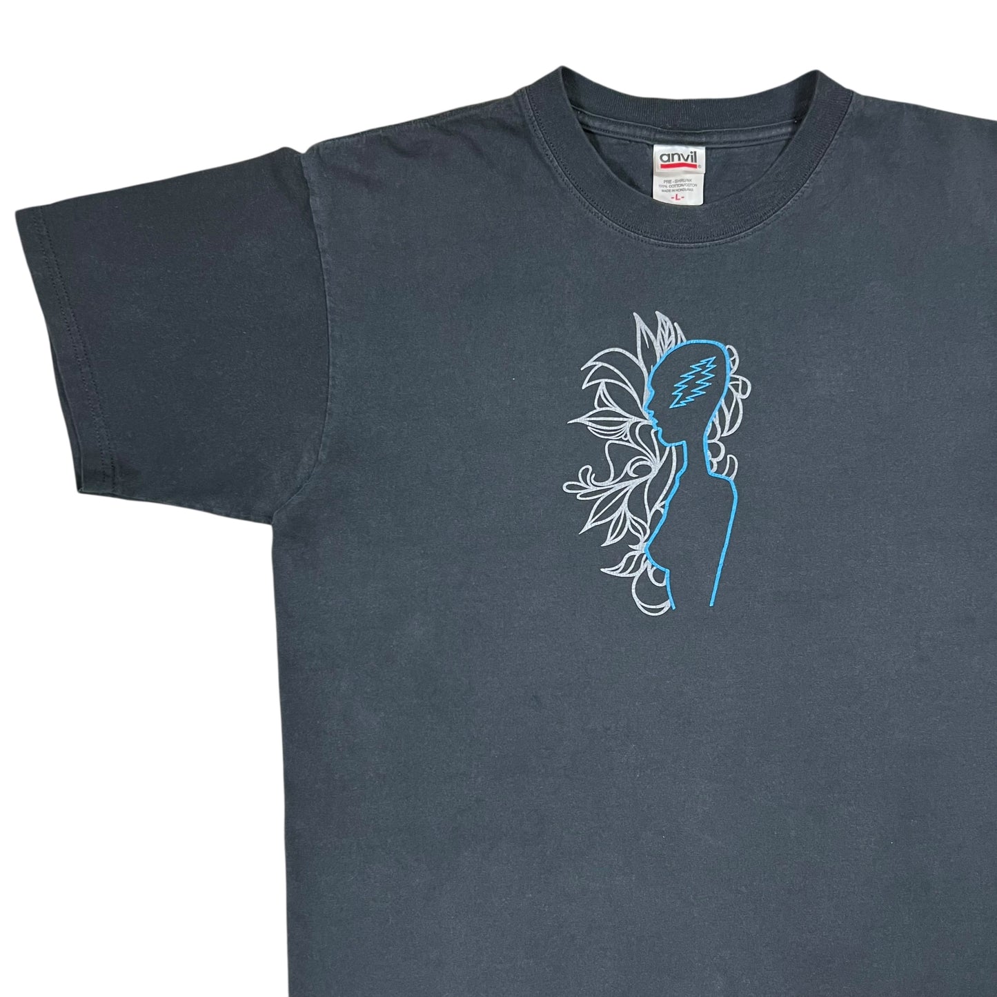 Vintage 90s Grateful Dead Althea silhouette faded band lot tee (L)