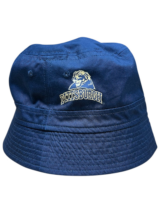 Y2K Tommy Hilfiger university of Pittsburgh Pitt Panthers reversible bucket hat
