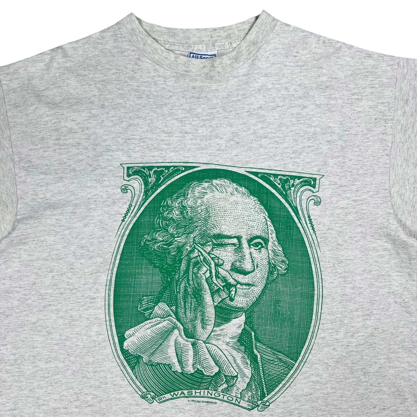 Vintage 1993 George Washington Joint Hemp tee (XL)