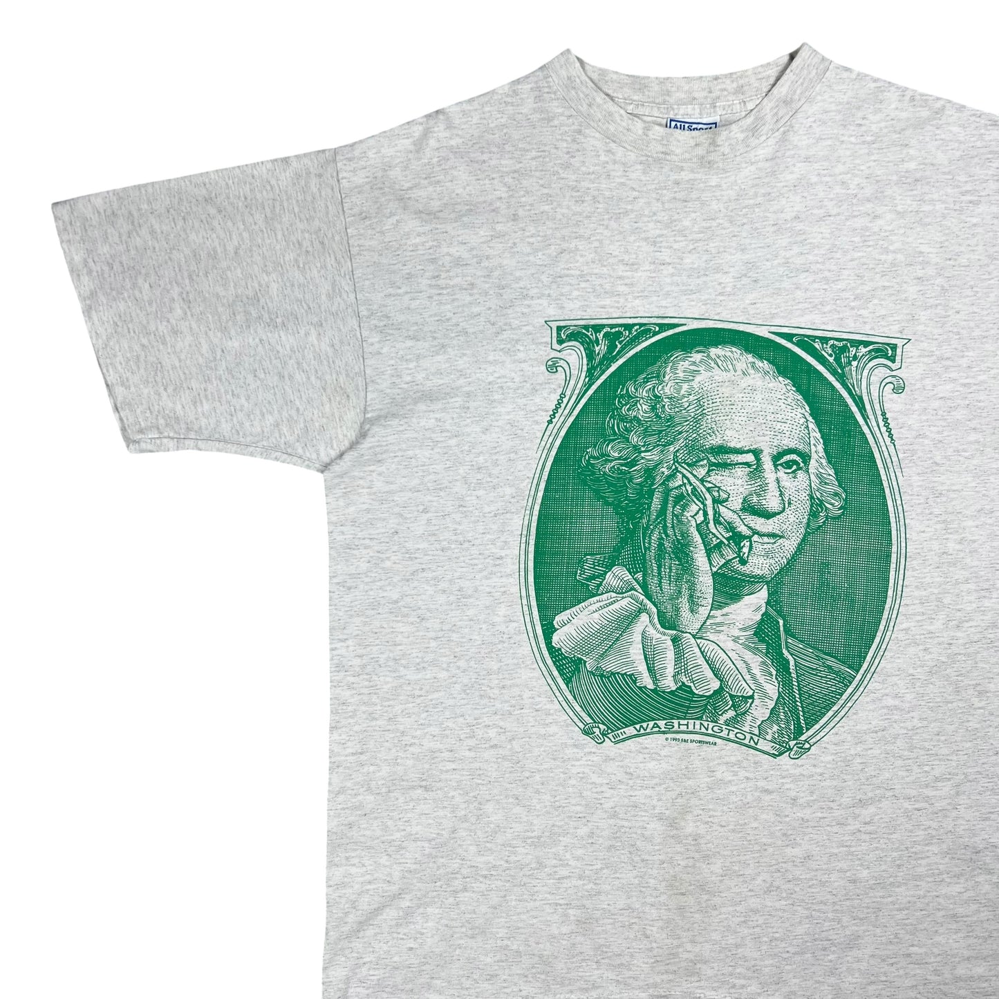 Vintage 1993 George Washington Joint Hemp tee (XL)
