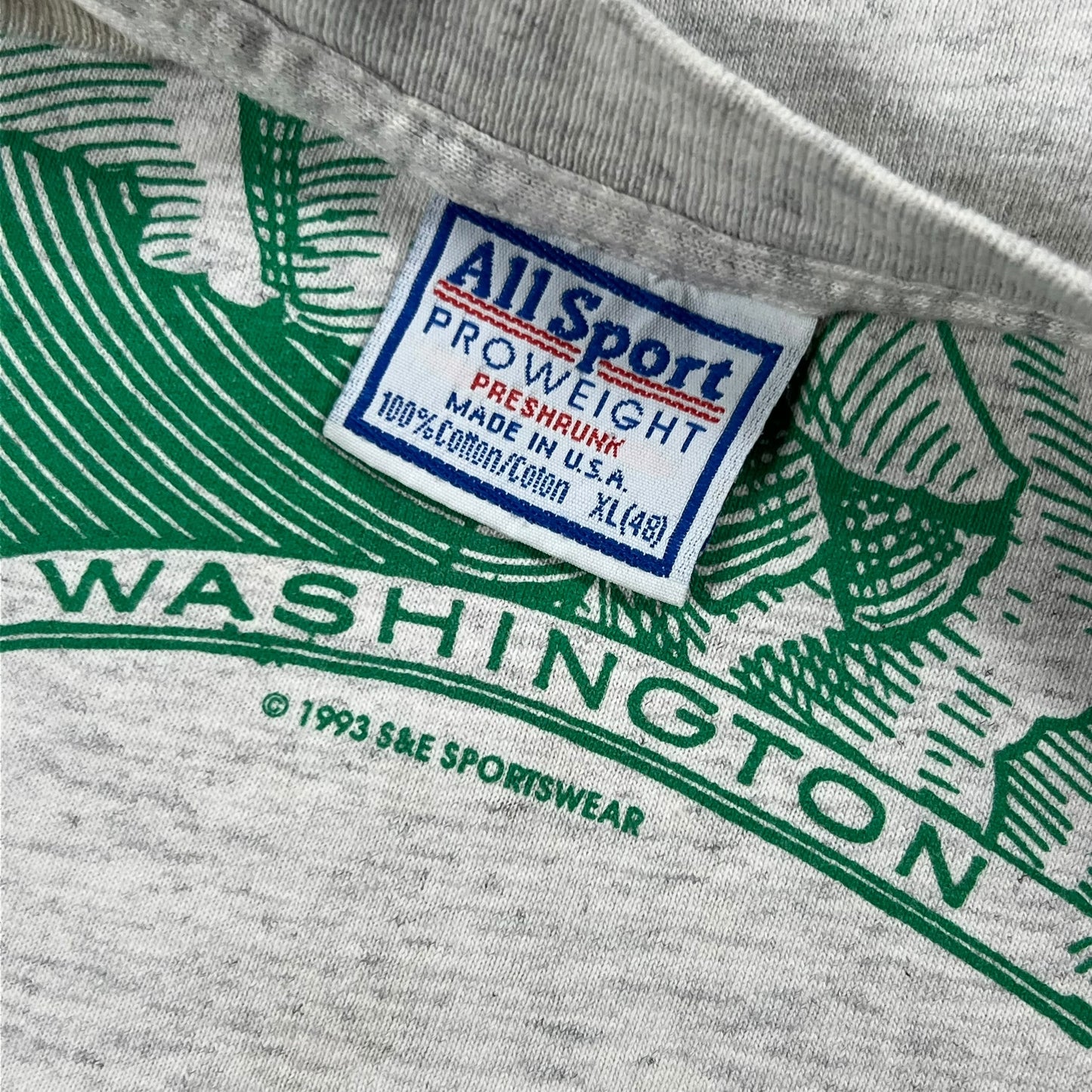 Vintage 1993 George Washington Joint Hemp tee (XL)
