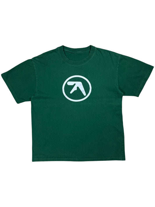Y2K Aphex Twin logo band tee (M)