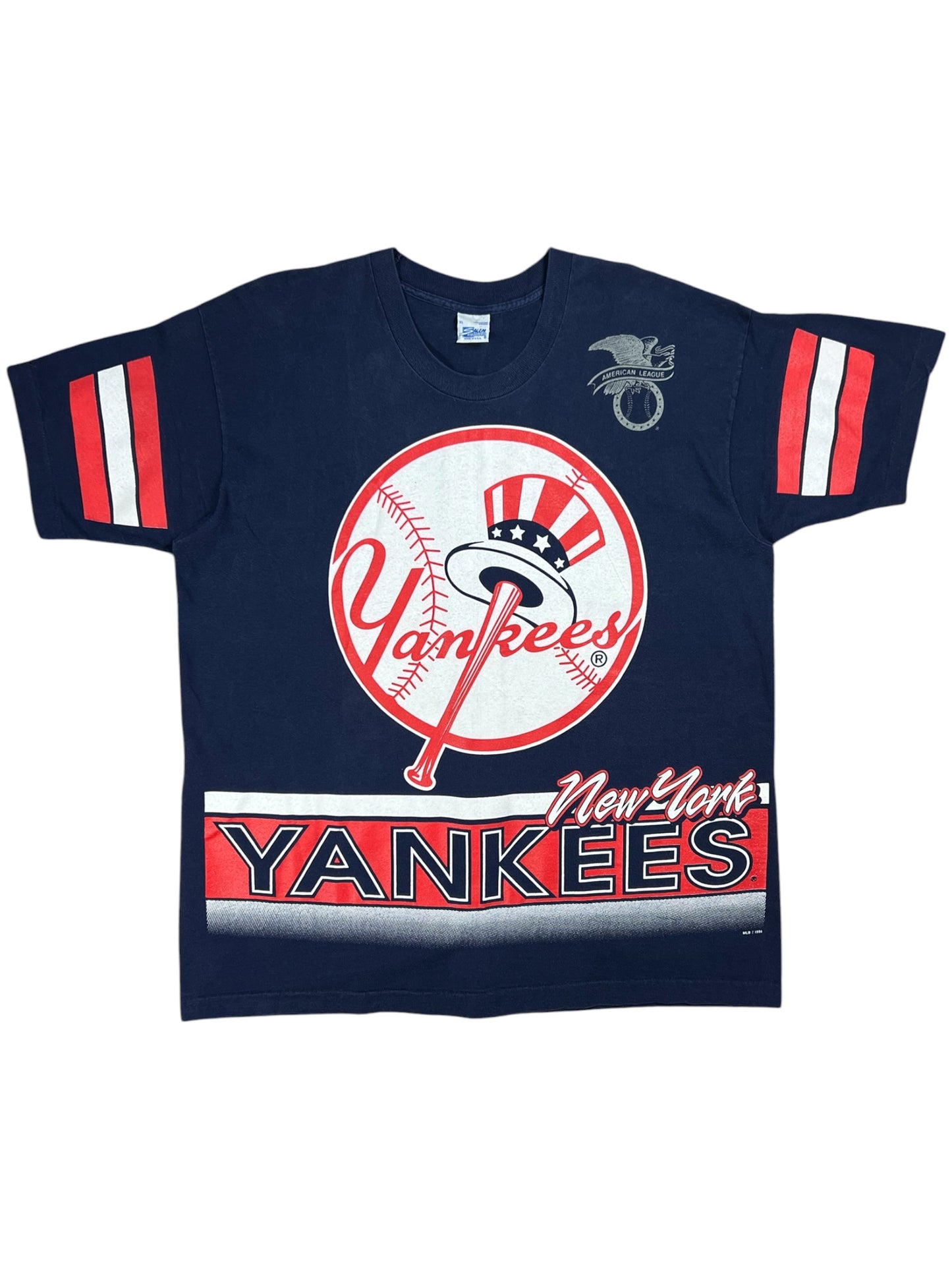 Vintage 1994 Salem Sports New York Yankees all over print tee (XL)