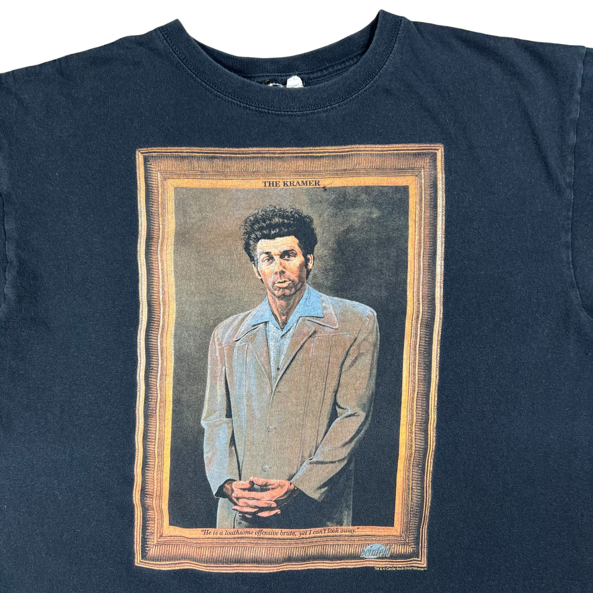 Vintage Y2K Seinfeld The Kramer “He is a loathsome offensive brute, yet I can’t look away” tee (L)