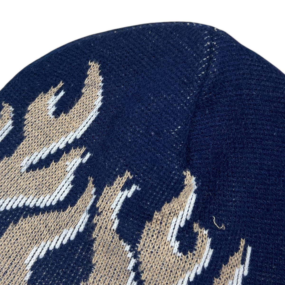 Vintage 90s Pitt Panthers University of Pittsburgh flames beanie skull cap