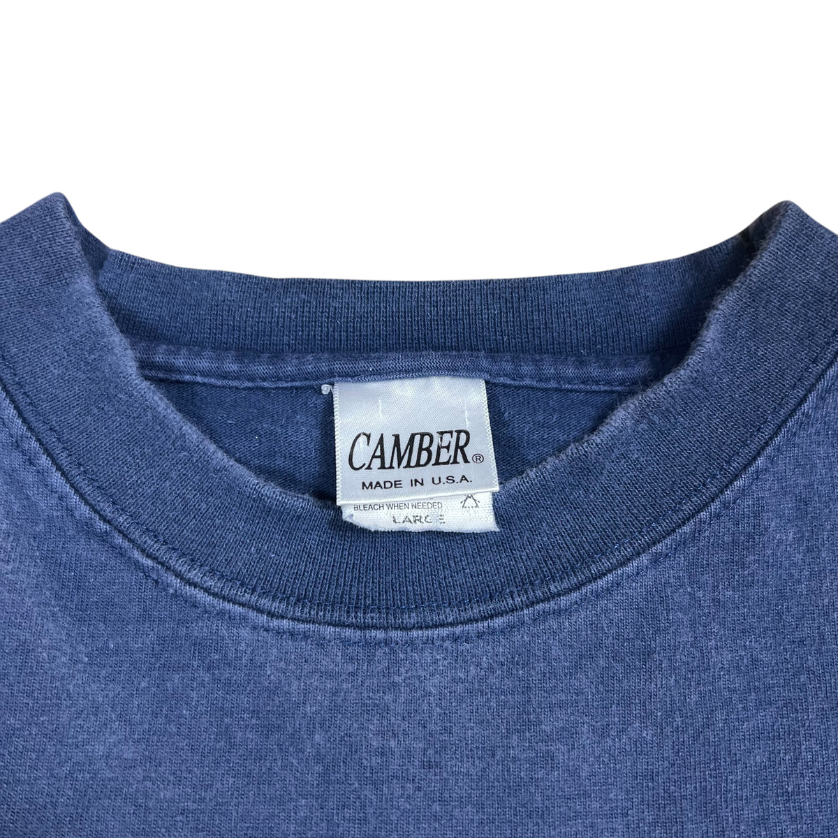 Camber faded navy heavy weight pocket tee (L)