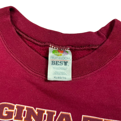 Vintage 2005 Virginia Tech Auburn Nokia Bowl college football crewneck (XL)