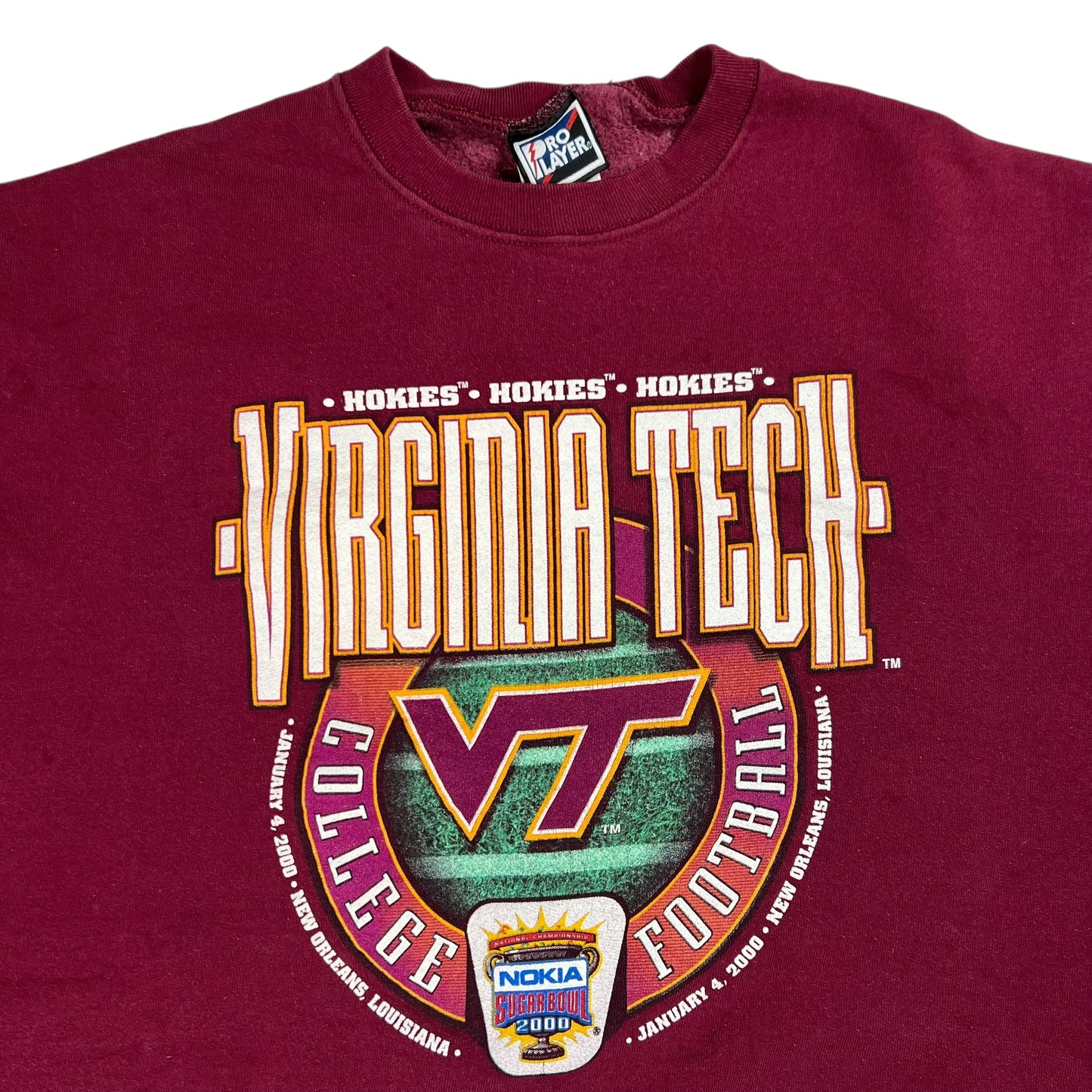 Vintage 2000 Pro Player Virginia Tech Hokies crewneck (XL)