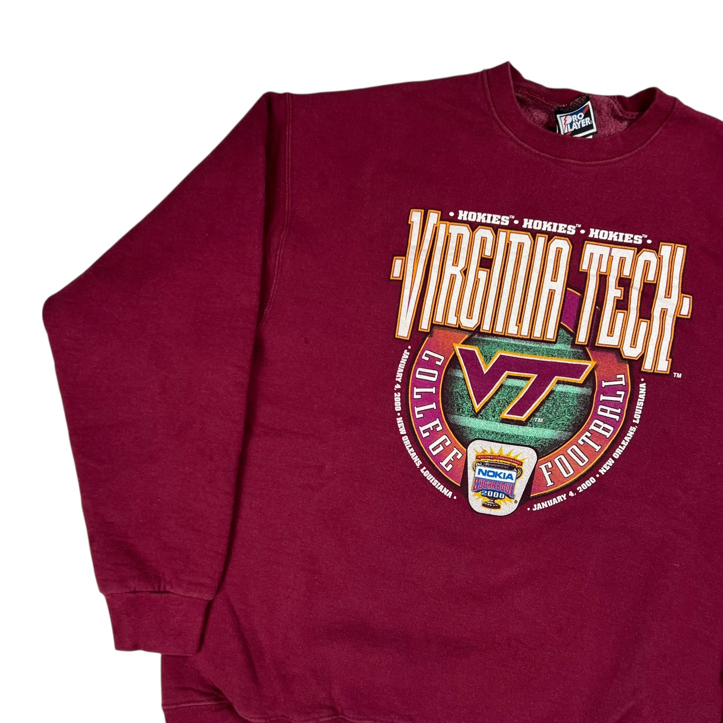 Vintage 2000 Pro Player Virginia Tech Hokies crewneck (XL)