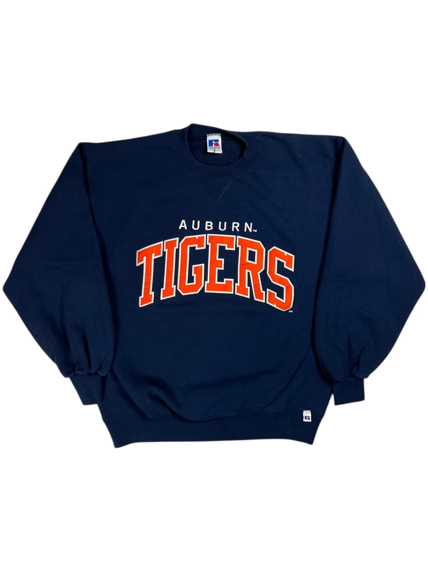 Vintage 90s Russell Athletic Auburn University Tigers crewneck (L)