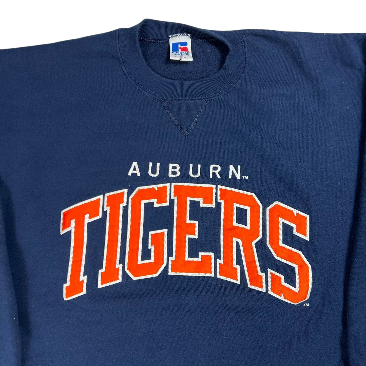 Vintage 90s Russell Athletic Auburn University Tigers crewneck (L)