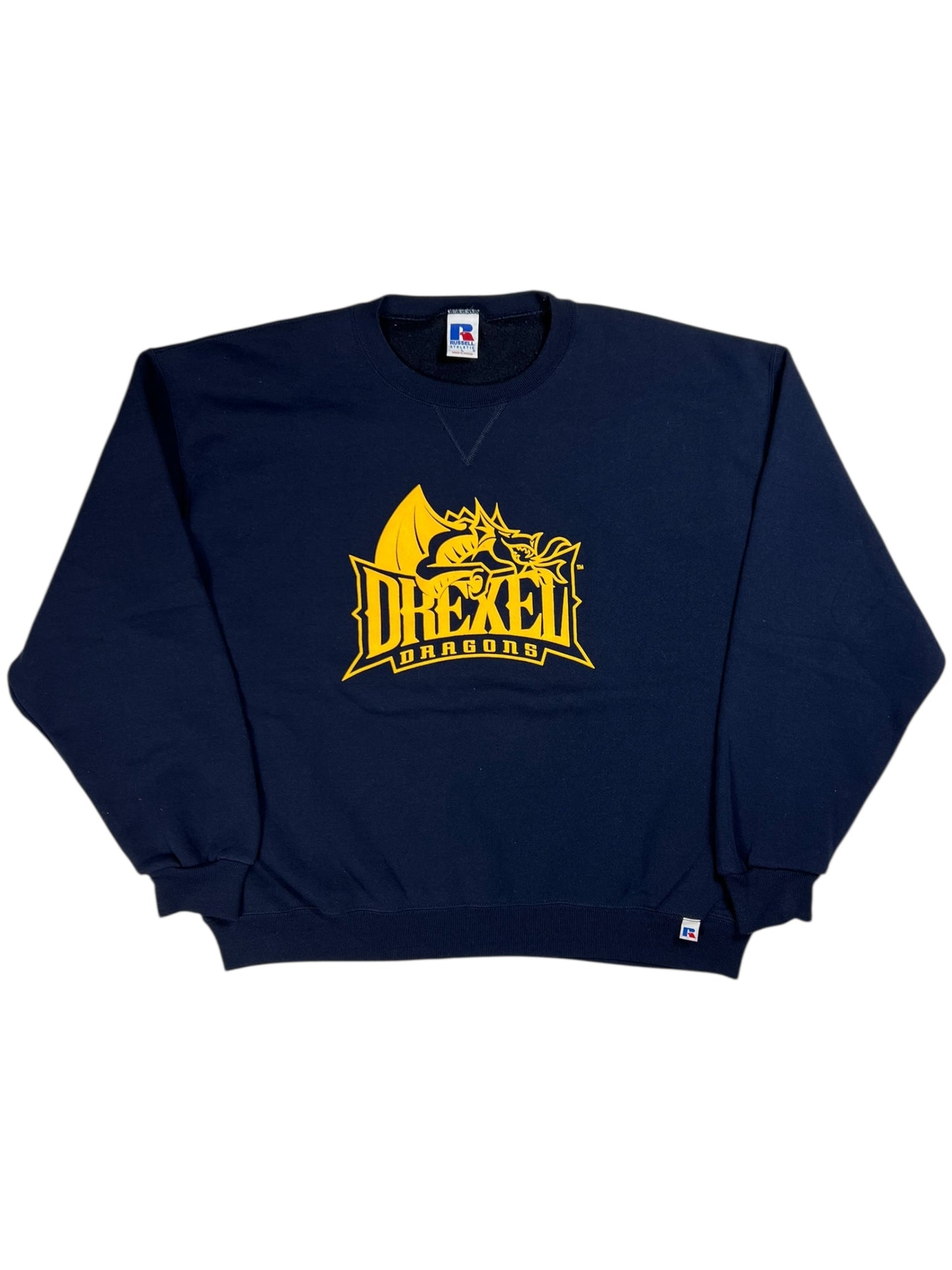 Vintage 90s Russell Athletic Drexel University Dragons Crewneck (L)