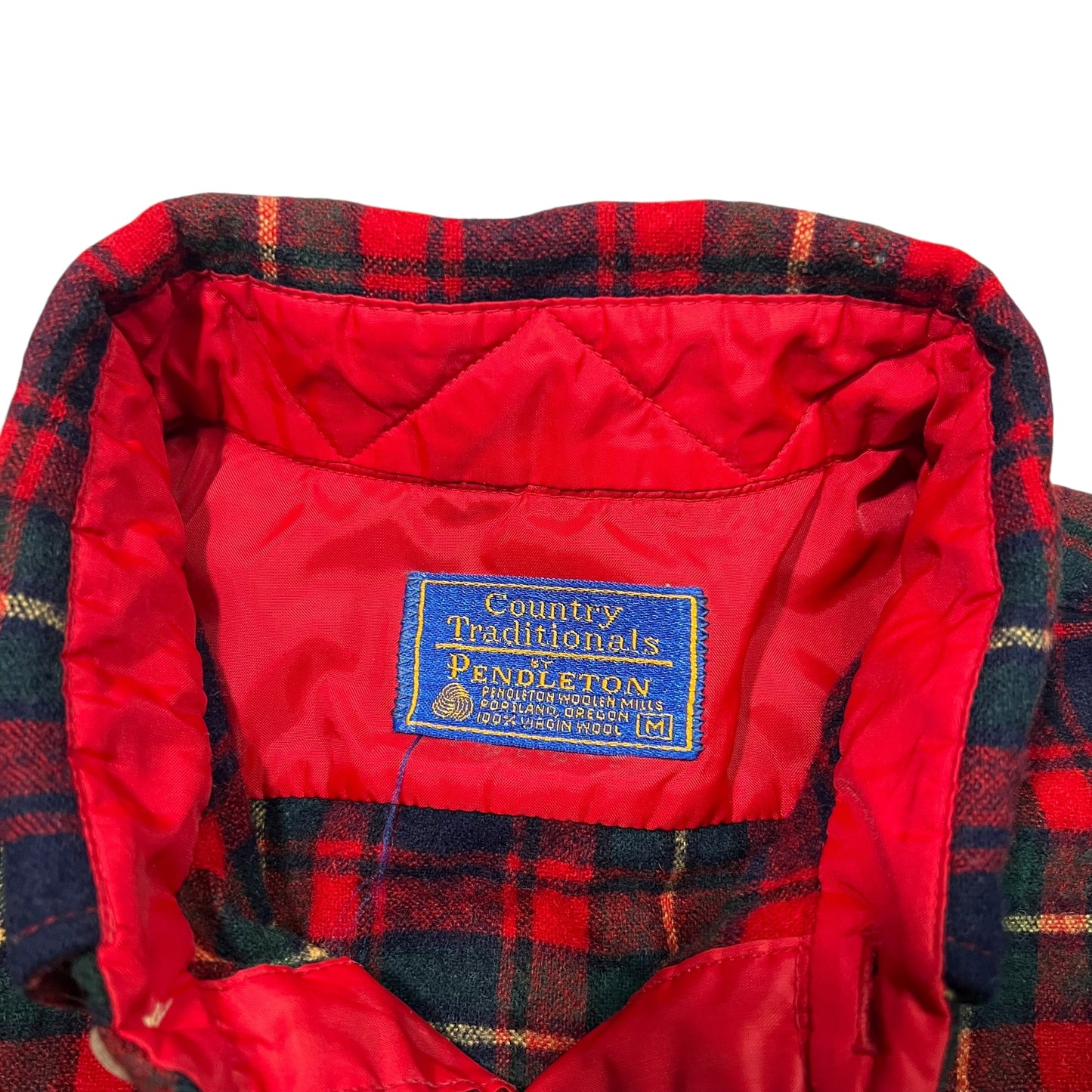 Vintage 90s Pendleton Country Traditionals flannel button up shirt (M)