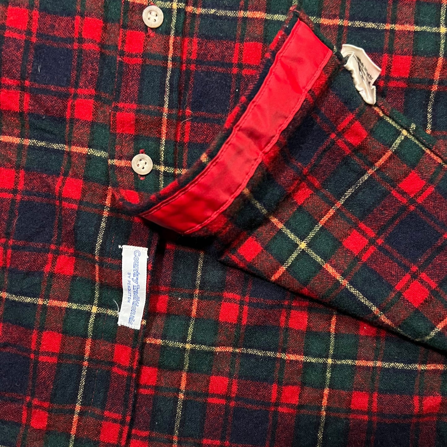 Vintage 90s Pendleton Country Traditionals flannel button up shirt (M)