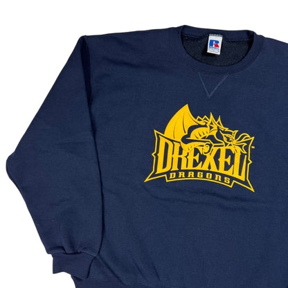 Vintage 90s Russell Athletic Drexel University Dragons Crewneck (L)