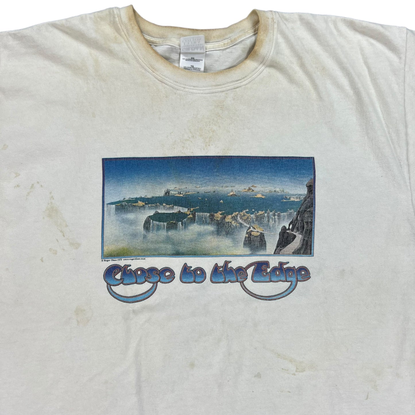 Vintage Y2K YES Close to the edge Roger Dean art band tee (XL)