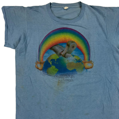 Vintage 1973 Grateful Dead Europe 72 Jester Stanley Mouse band tee (M)