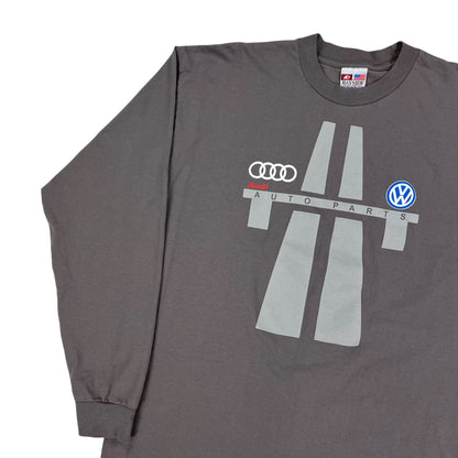 Vintage Y2K Audi Volkswagen Auto Parts long sleeve shirt (XL)