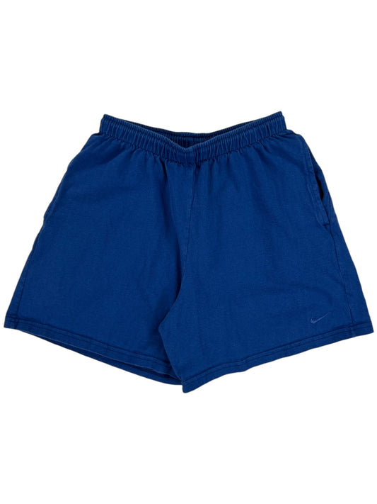 Vintage 90s Nike tonal blue sweat shorts (S)