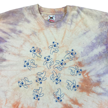 Vintage 1992 Grateful Dead marching bears tie dye NJ district tee (XL)