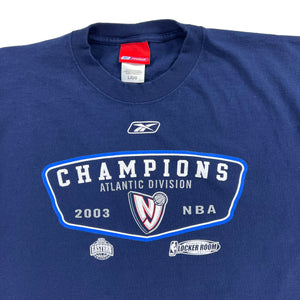 Vintage 2003 Reebok New Jersey NJ Nets Eastern Conference champions tee (L/XL)