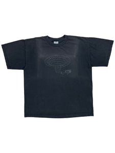 Vintage 90s And God Said Then there was light black hole faded tee (XL)