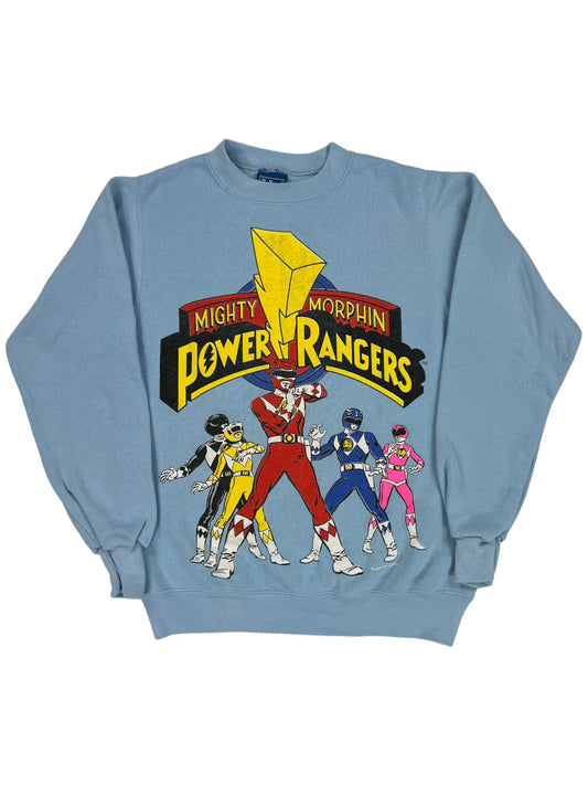 Vintage 1995 Tultex Mighty Morphin Power Rangers crewneck (S)