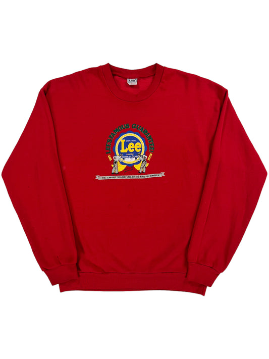 Vintage 80s Lee Union Made Work Clothes Lee’s Famous Guarantee crewneck (L)