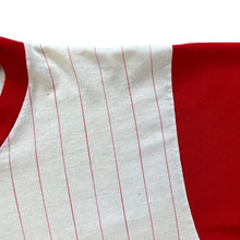 Load image into Gallery viewer, Vintage 90s Philadelphia Phillies MLB striped jersey tee (M)