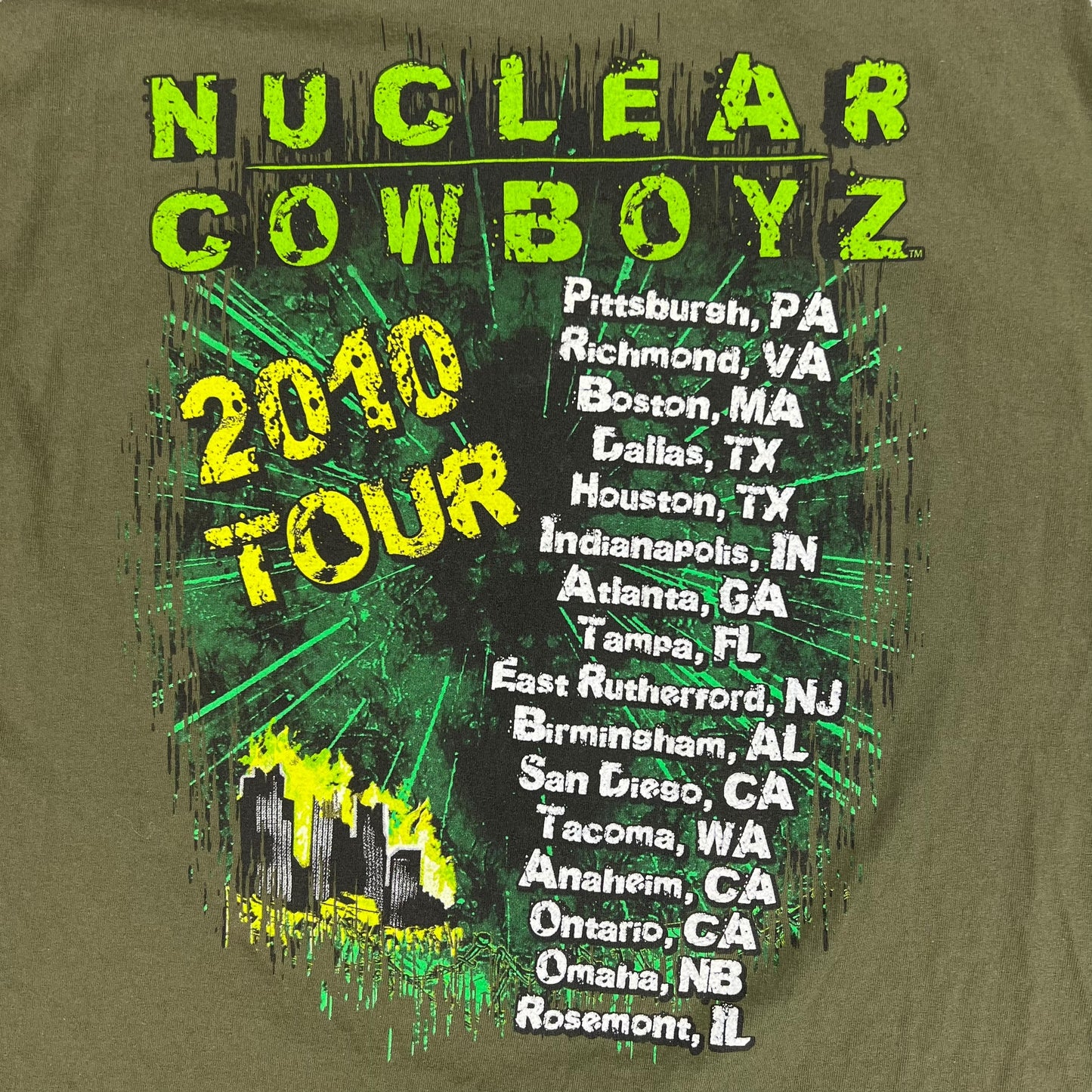 2010 Nuclear Cowboyz bike tee (L)