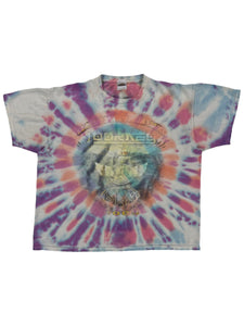 Vintage 2003 Classic Rock’s Main Event Journey Styx Speed Wagon Rio tie dye crop band tee (M/L)