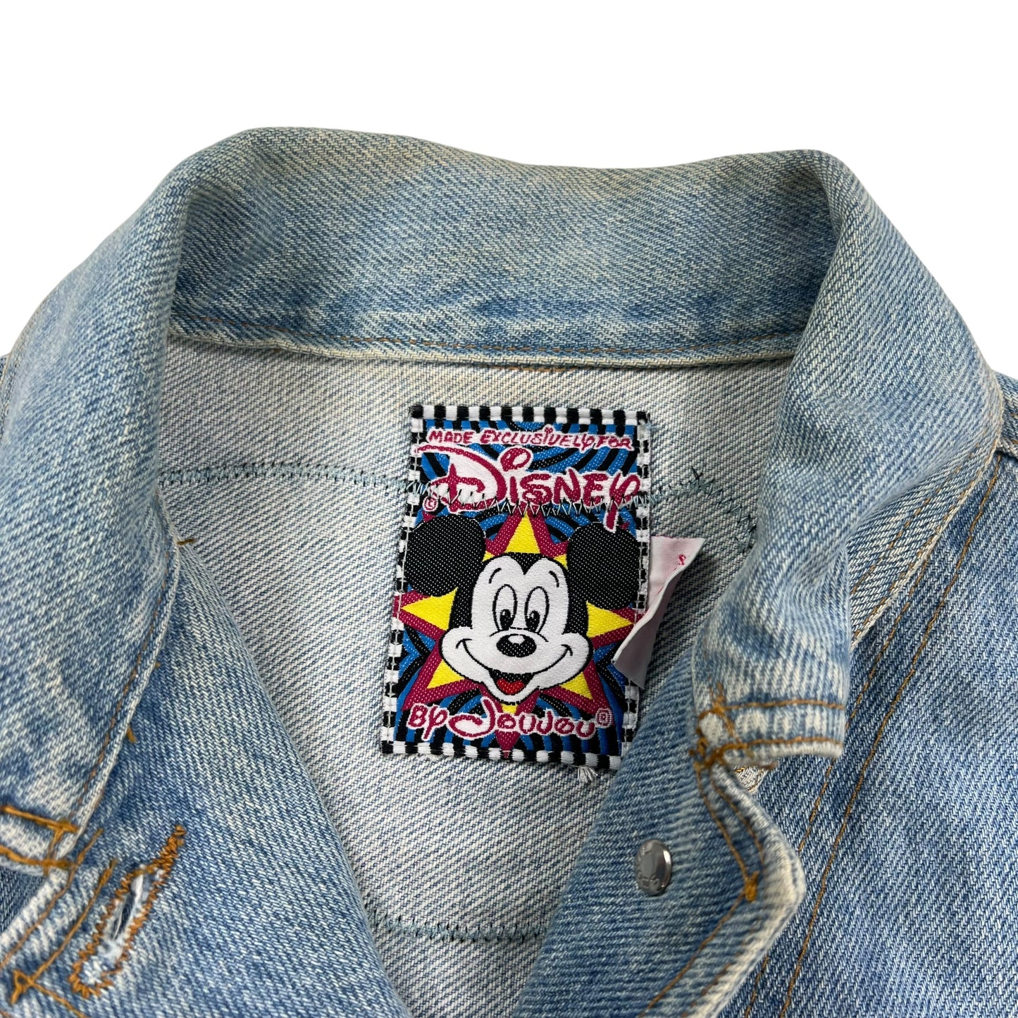 Vintage 90s Disney Mickey Mouse Denim Jean Jacket (M)